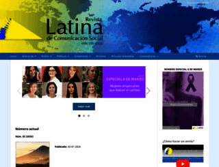 revistalatinacs.org screenshot