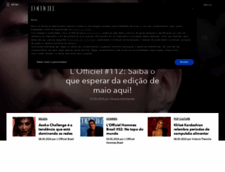 revistalofficiel.com.br screenshot