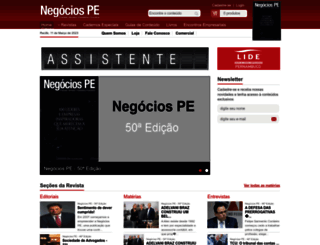 revistanegociospe.com.br screenshot