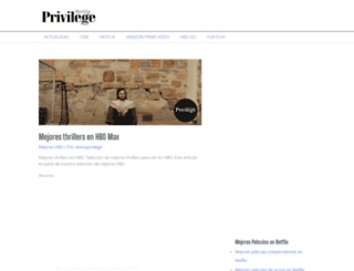 revistaprivilege.net screenshot