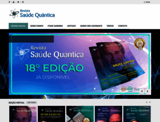 revistasaudequantica.com.br screenshot