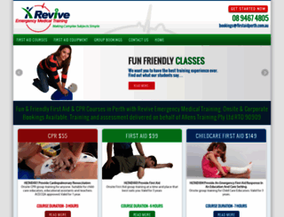 reviveemt.com.au screenshot
