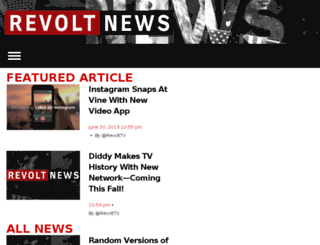 revoltnews.quantasy.com screenshot