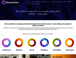 revolution-events.com screenshot