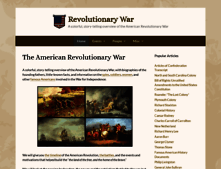 revolutionary-war.net screenshot