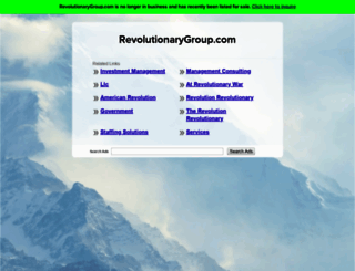 revolutionarygroup.com screenshot