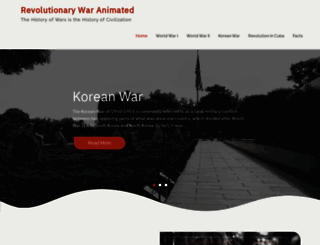 revolutionarywaranimated.com screenshot