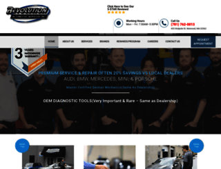 revolutionautomotiveservices.com screenshot