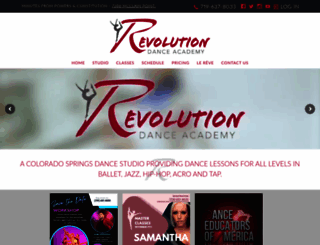 revolutiondancecs.com screenshot