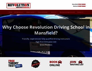 revolutiondrivinglessons.co.uk screenshot