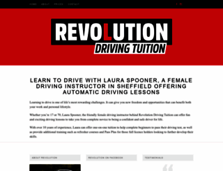 revolutiondrivingtuition.co.uk screenshot