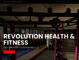 revolutionhealthfitness.co.uk screenshot
