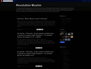 revolutionmuslim.blogspot.com screenshot