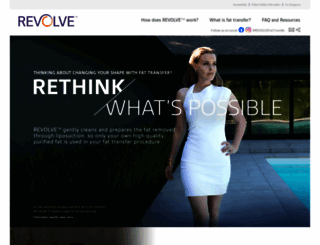 revolvefatgrafting.com screenshot