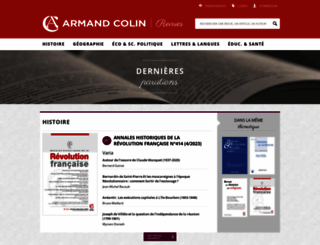 revues.armand-colin.com screenshot