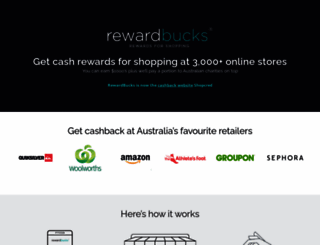 rewardbucks.com.au screenshot