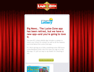 rewards.lucke-zone.com screenshot