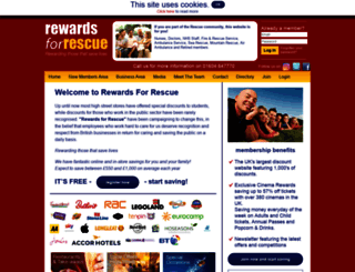 rewardsforrescue.co.uk screenshot