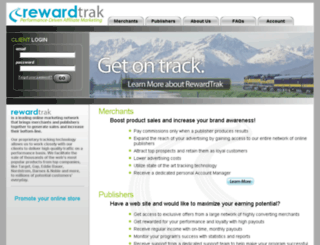 rewardtrak.com screenshot