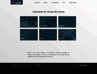 rexcalc.com screenshot