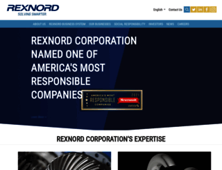 rexnordcorporation.com screenshot