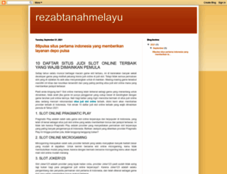 rezabtanahmelayu.blogspot.com screenshot