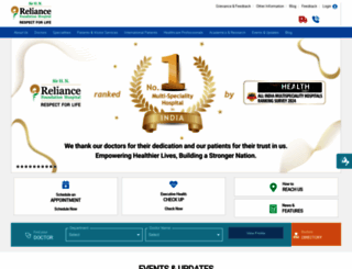 rfhospital.org screenshot