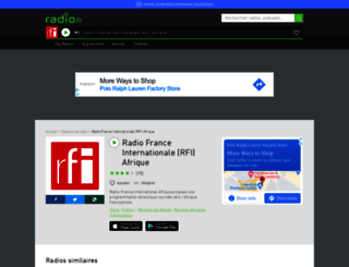 rfiafrique.radio.fr screenshot