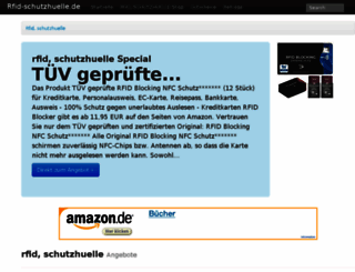 rfid-schutzhuelle.de screenshot