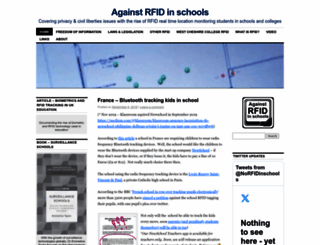 rfidinschools.com screenshot