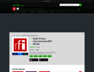 rfimonde.radio.net screenshot