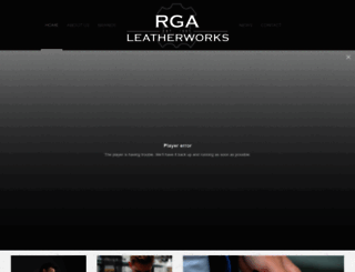 rgaleatherworks.com screenshot