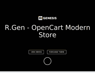 rgenmodernstore-demo18.rgenesis.com screenshot