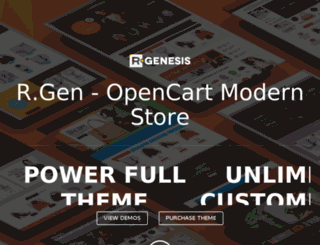 rgenmodernstore-demo4.rgenesis.com screenshot