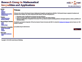 rgmia.org screenshot