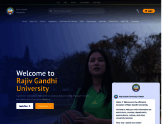 rgu.ac.in screenshot