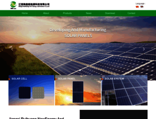 rh-solar.com screenshot