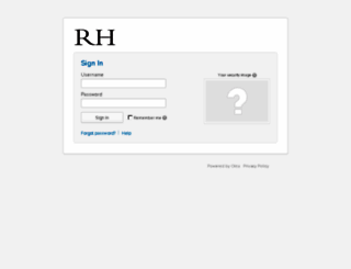 rh.okta.com screenshot
