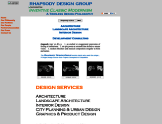 rhapsodydesign.com screenshot