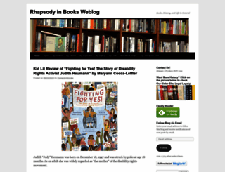 rhapsodyinbooks.wordpress.com screenshot
