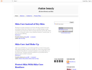 rhatoebeauty.blogspot.com screenshot