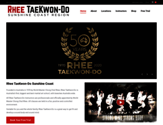 rheetaekwon-do.com screenshot