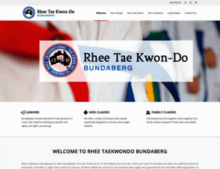rheetaekwondo.info screenshot