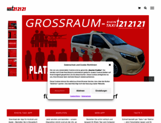 rhein-taxi.de screenshot