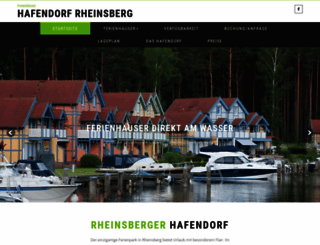 rheinsberger-hafendorf.de screenshot