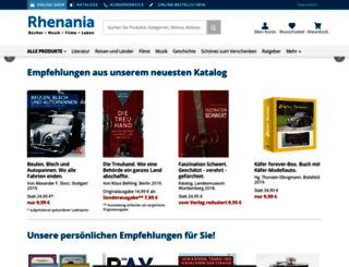 rhenania-buchversand.de screenshot