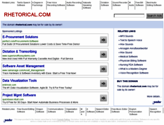 rhetorical.com screenshot