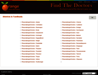 rheumatologist.findthedoctors.info screenshot