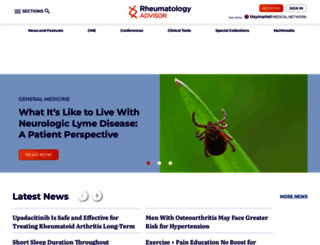 rheumatologyadvisor.com screenshot
