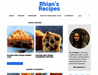 rhiansrecipes.com screenshot